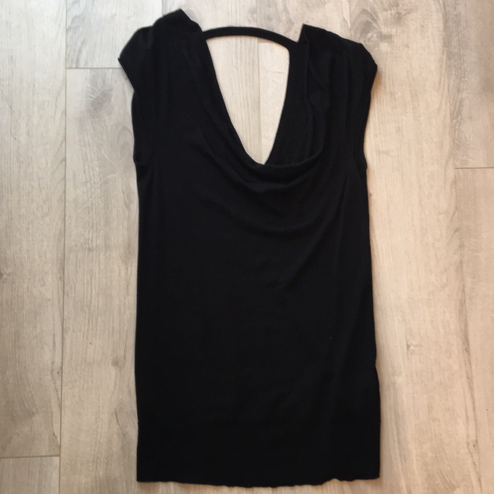 Black sweater tank